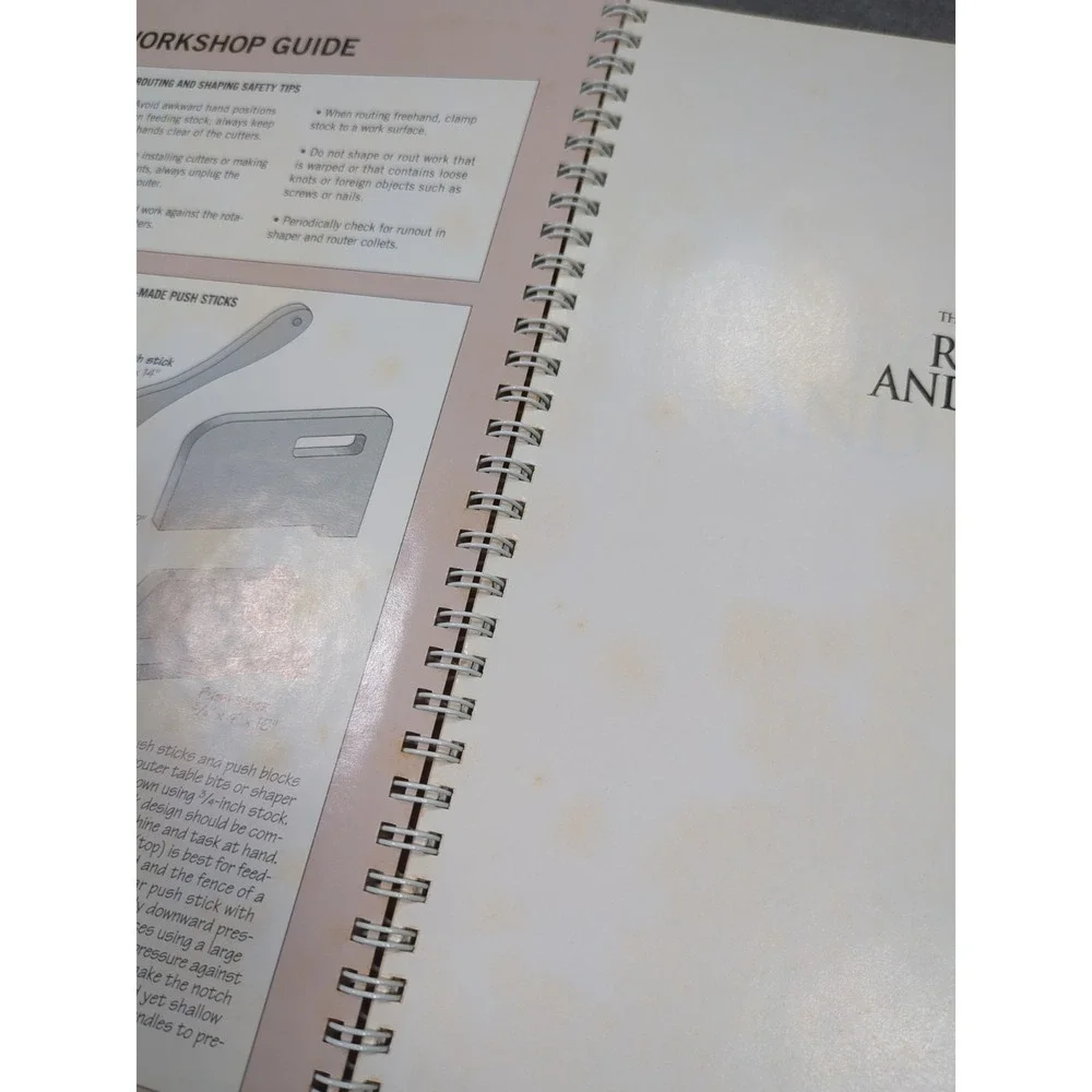 1993 Routing and Shaping (Time-Life‎ Art of Woodworking) Spiral-Bound Hardcover